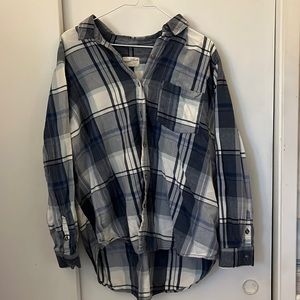 Blue Flannel Button Down